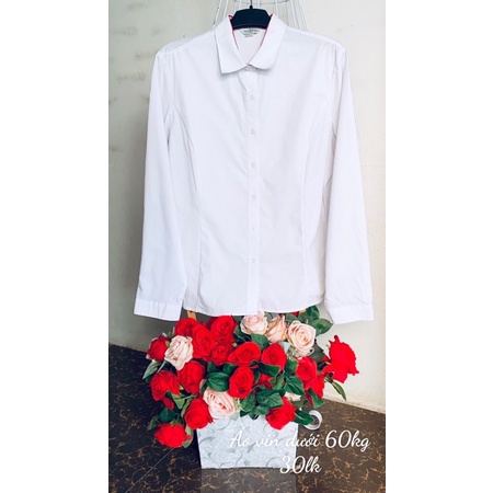 Áo sơ mi trắng kiểu dài tay