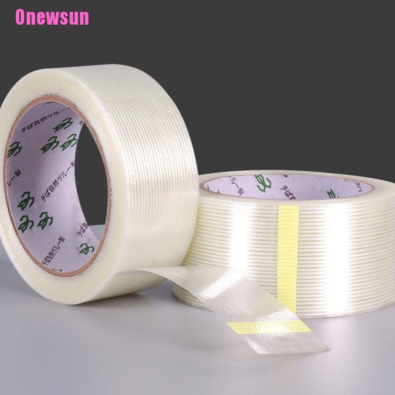 Cuộn Băng Keo Sợi Thủy Tinh Chịu Lực Cao Dài 25/50m Không Để Lại Dấu Vết Keo