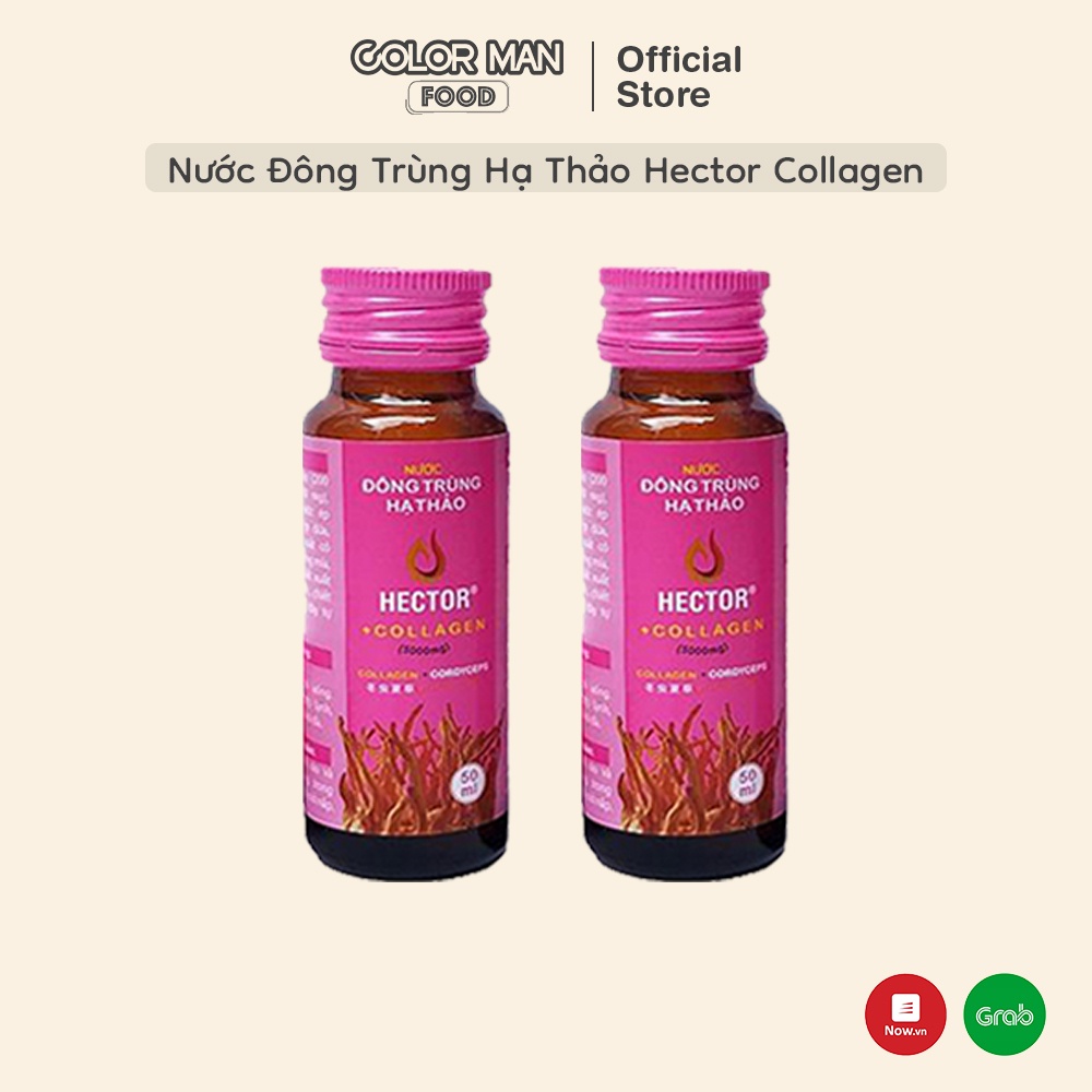 [DATE 03/07/24]Chai 50ml Nước Đông Trùng Hạ Thảo Hector Collagen Chính Hãng