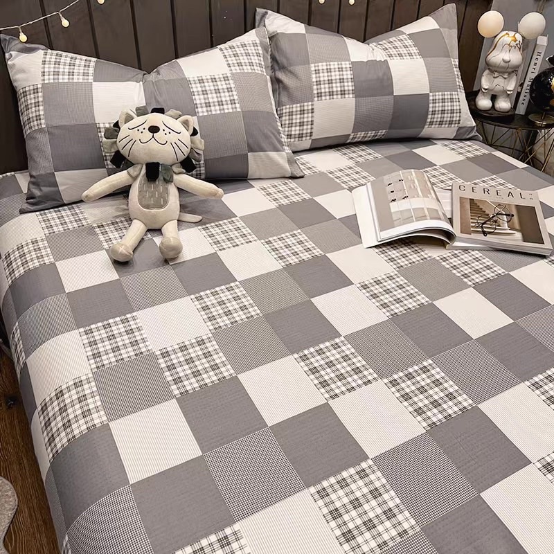 Ga Gối Cotton living sọc caro