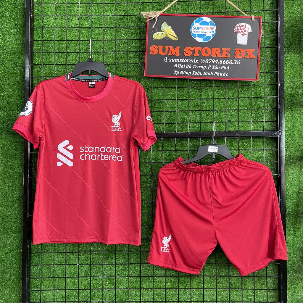 Áo Đá Banh CLB Liverpool Đỏ Mới JP 21–Đồ Bóng Đá,Thể Thao Nam Nữ Mẫu Mới