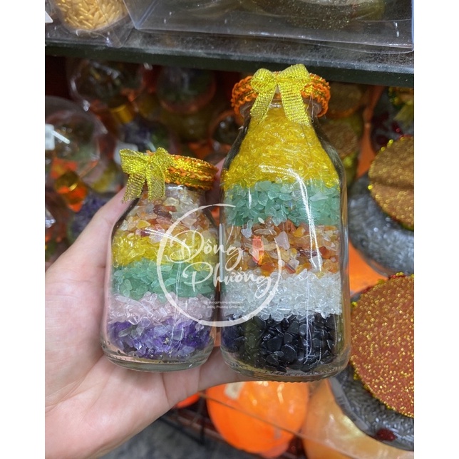 Hồ Lô Đá Ngũ Sắc - Trứng Đá Ngũ Sắc Tài Lộc Phong Thuỷ