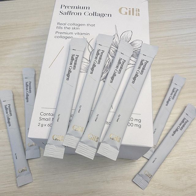 Bột Uống Collagen Cao Cấp Kết Hợp Saffron (60 gói x 2g) | Thế Giới Skin Care