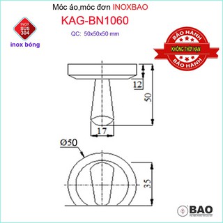 MÓC CHIẾC TREO QUẦN ÁO BAO BN1060