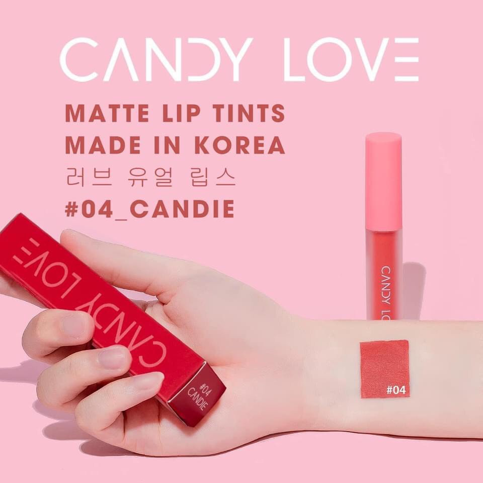 Son nhung lì Candy love hoa hậu Hương Giang ( màu 04 candie )