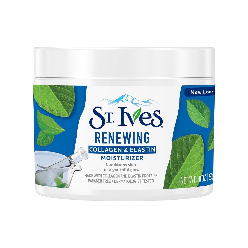 Kem Dưỡng Ẩm St.Ives Skin Renewing Collagen & Elastin Moisturizer (283g)