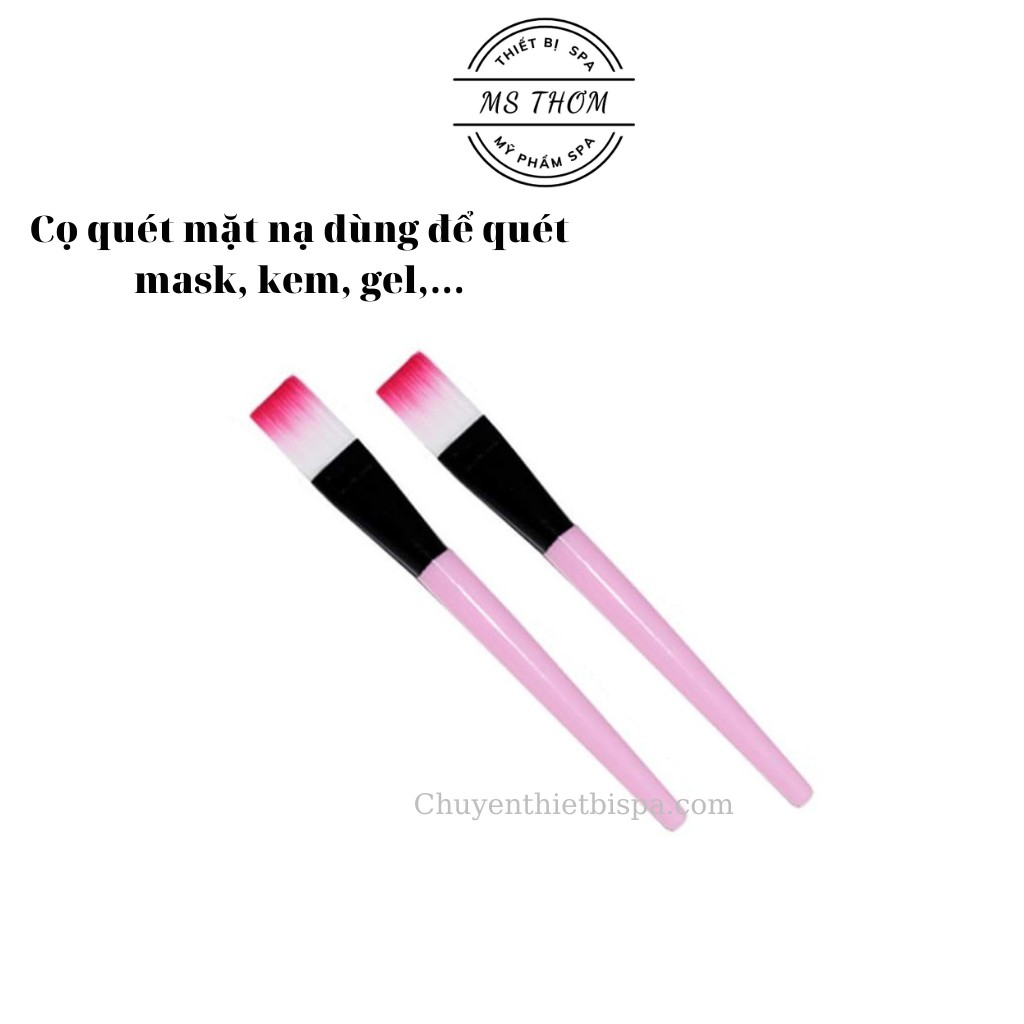 Cọ quét mặt nạ cán nhựa, quét mask, trang điểm, đắp mặt nạ chuyên dùng trong spa/thẩm mỹ viện/cá nhân
