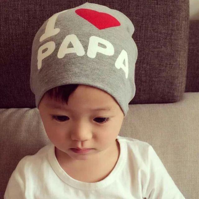 Mũ i love mama i love papa