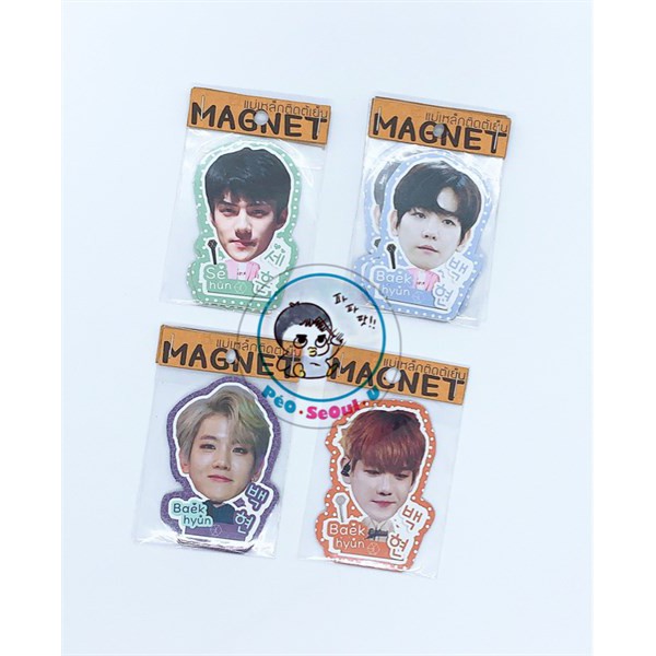 EXO magnet/ Nam châm chibi hình thành viên