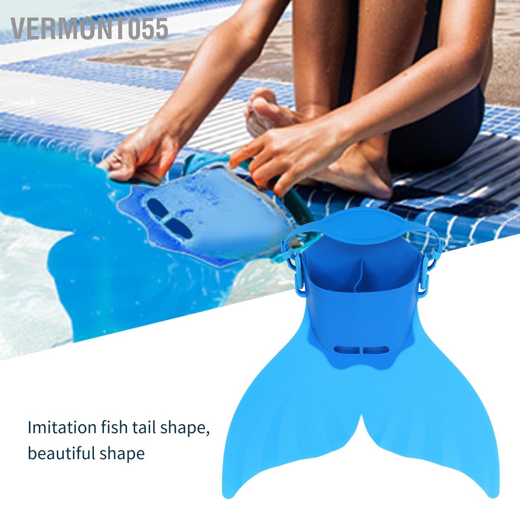 Có thể bán buôn Vây bơi đơn vây của nàng tiên cá dành cho trẻ em đuôi nguyên khối Một chân chèo mảnh Vermont055 Hàng giao ngay