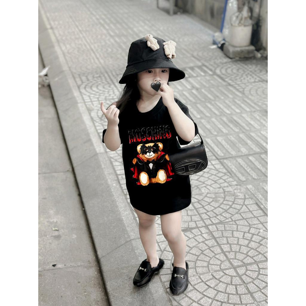 Áo thun  moschiino người dơi cho bé , áo phông trẻ em unisex bé trai , gái , Kid_genz