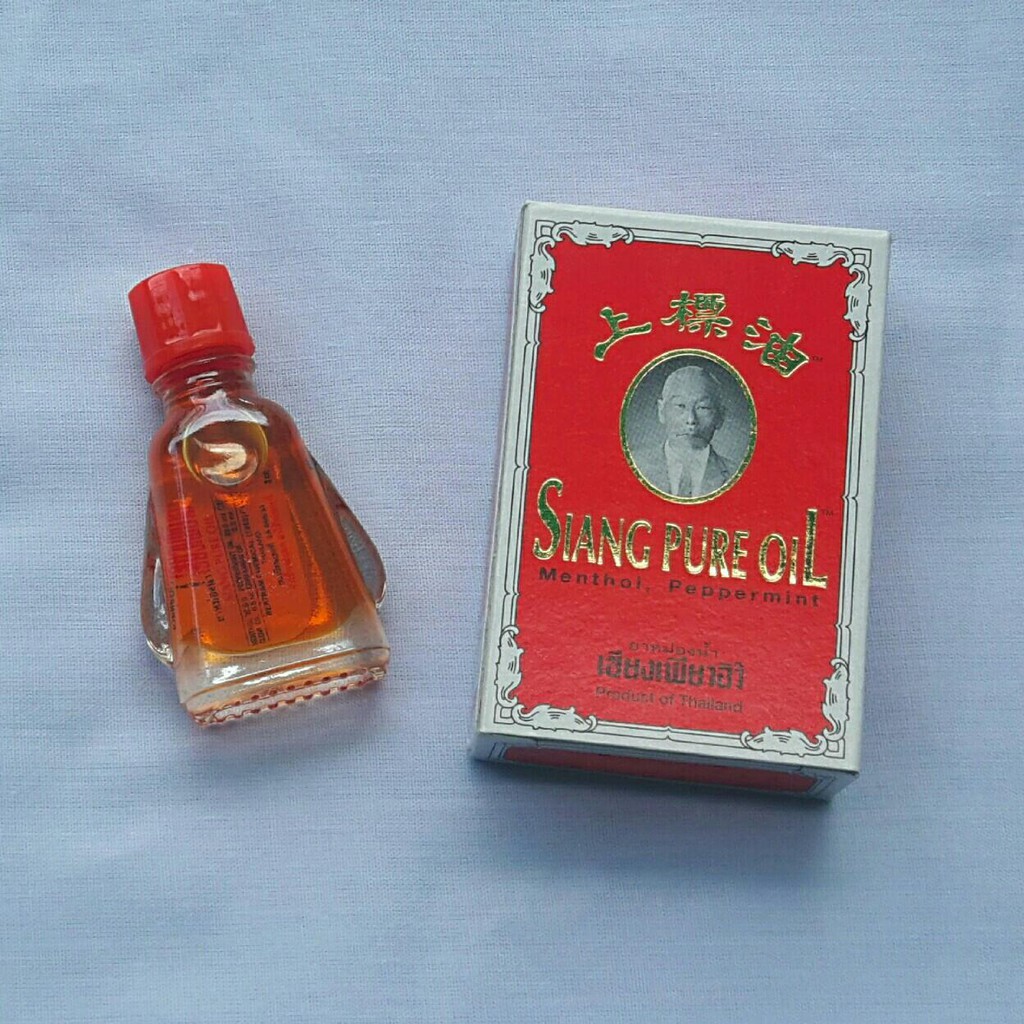 02 chai Dầu Thái lan Siang Pure Oil 0.5ml (3cc)Thái Lan