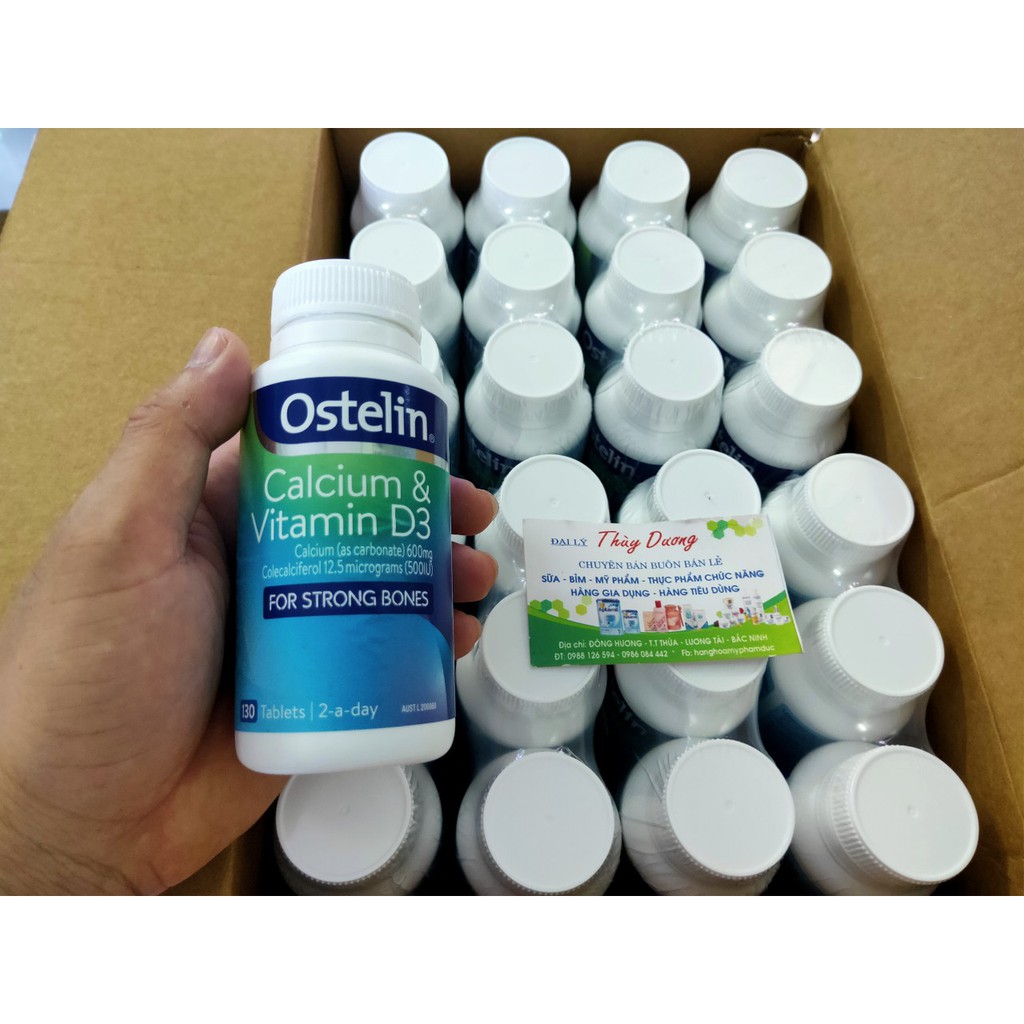 Ostelin Vitamin D & Calcium Bổ sung canxi cho bà bầu của Úc 130 viên Giá Sỉ thumbnail