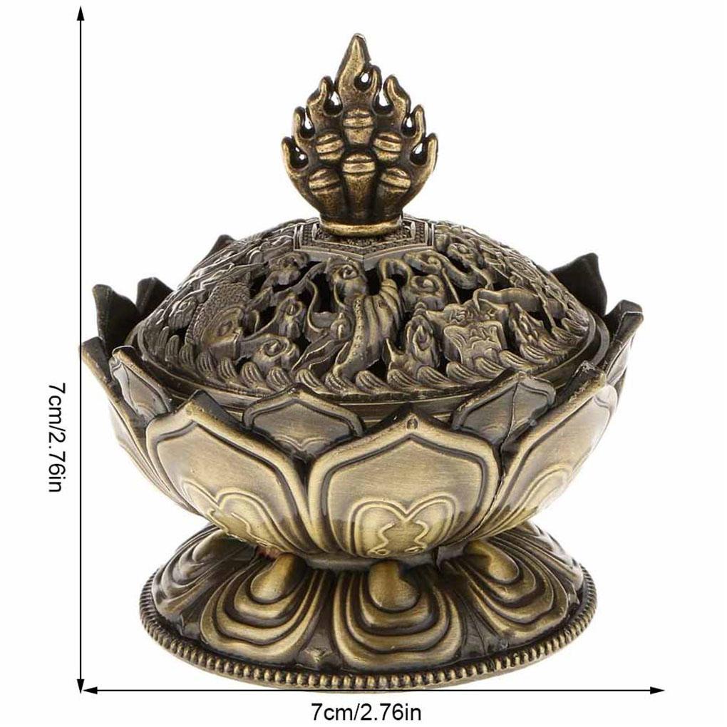 Đế Đốt Trầm Hương Handmade Bằng Hợp Kim Phong Cách Trung Hoa Cổ Điển