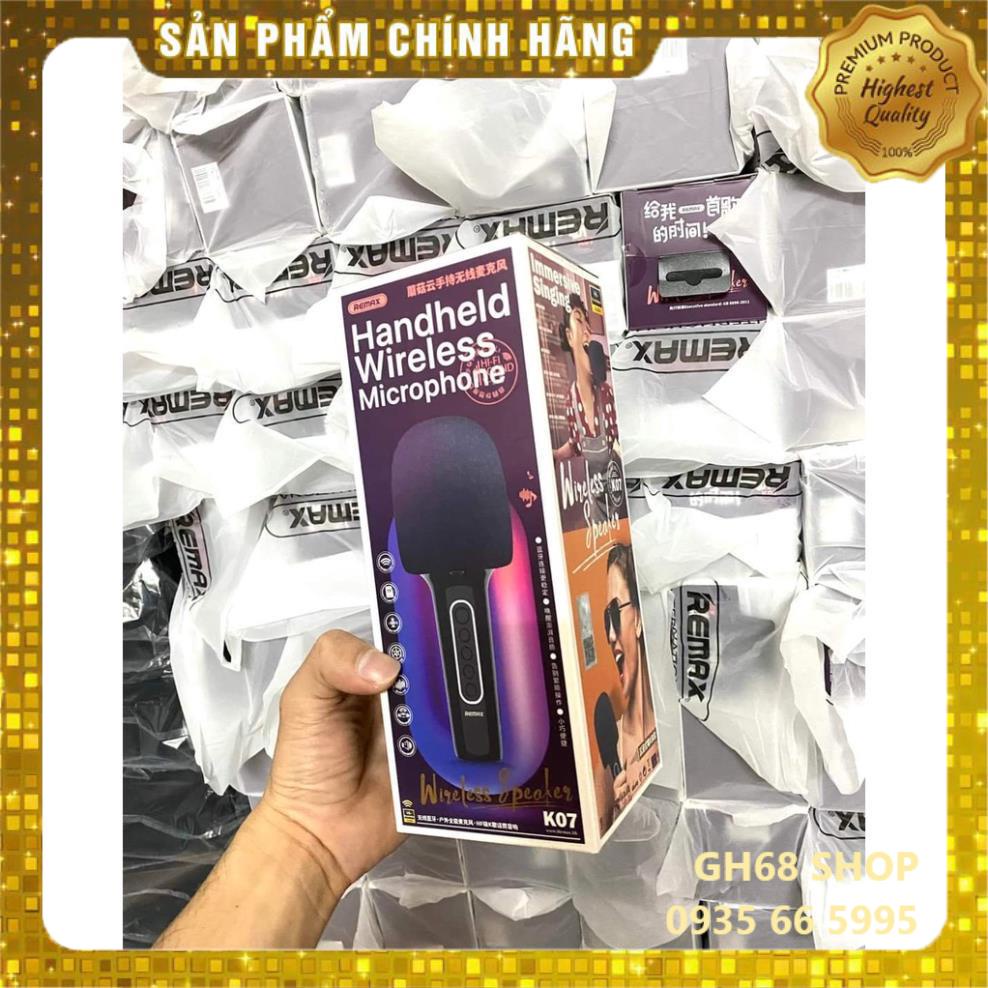 (Mới)Micro Karaoke 2022 không dây thông minh Remax K07 hỗ trợ trí tuệ nhân tạo