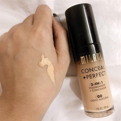 (có bill) Kem nền Milani 2 in 1 Foundation Concealer