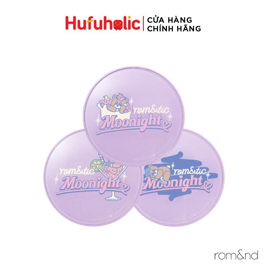Phấn nước Romand mỏng nhẹ, kiềm dầu phiên bản giới hạn Zero Cushion Moonlight Limited Edition [ROM&ND X NEONMOON]