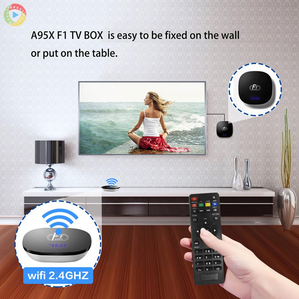 Tv Box A95X F1 Android 8.1 Amlogic S905W Lõi Tứ Vp9 H.265 2gb / 16gb 2.4g
