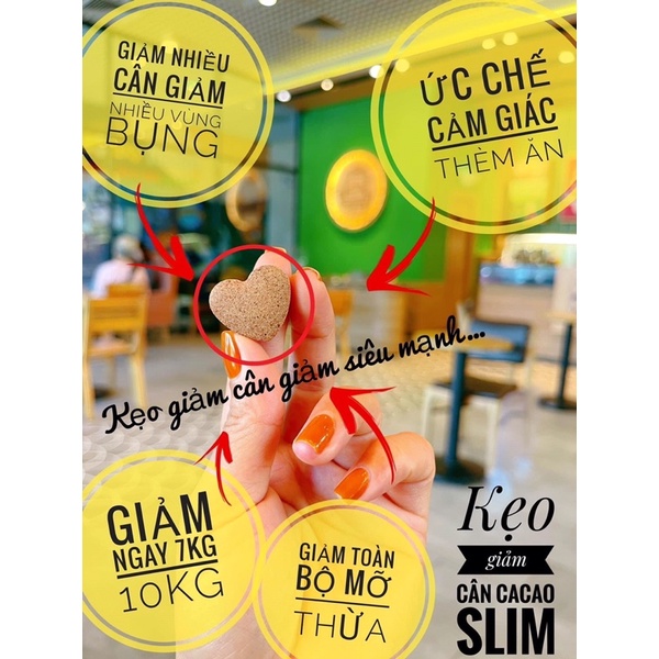 SET 5 Viên KẸO GIẢM CÂN CACCAO (Giảm 1-3kg)