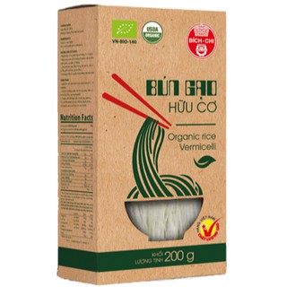 Bún gạo trắng hữu cơ Bích Chi 200g