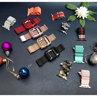 Combo dây Apple watch Milanese loop + Ốp Apple Watch hàng chuẩn