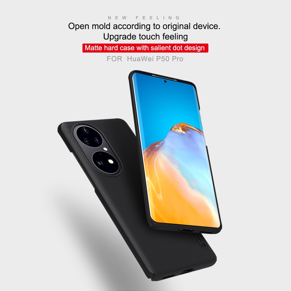 Ốp lưng Huawei P50 Pro Nillkin Frosted Shield PC Ốp lưng Cho Huawei P50