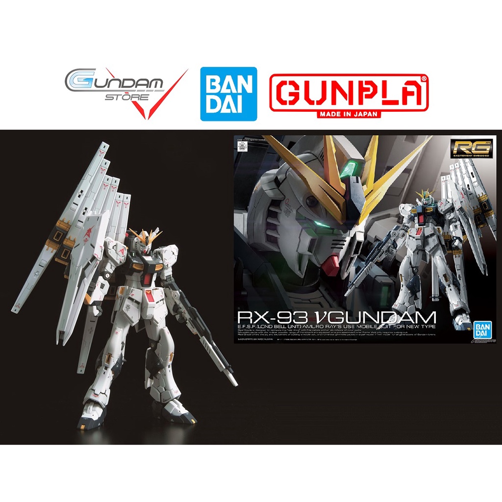 [Mã LIFE0503TOYS1 giảm 10% đơn 150k] Mô Hình Gundam RG Nu RX-93 Real Grade 32 1/144 Bandai UC Đồ Chơi Lắp Ráp Anime Nhật