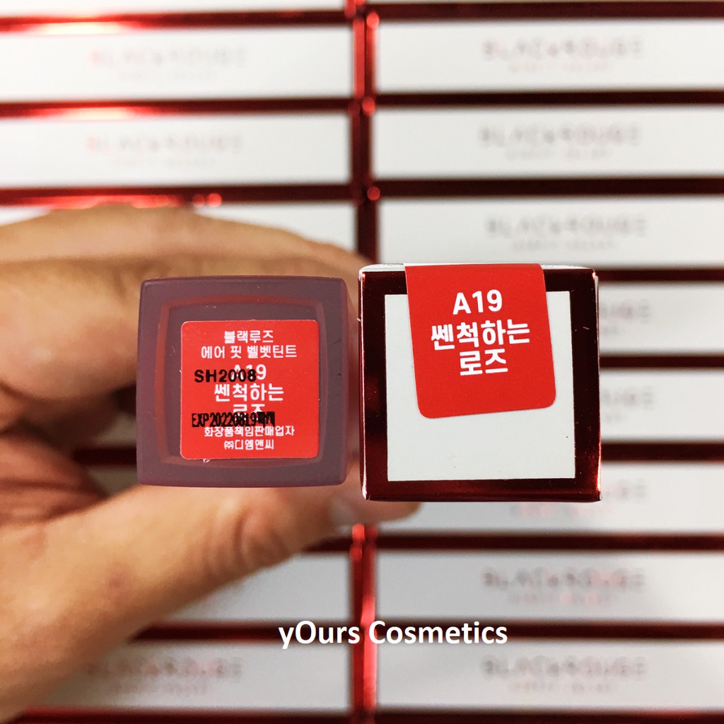 [Auth Hàn] Son Kem Lì Black Rouge A19 Màu Đỏ Ánh Cam TomatoVersion 4 Tough Rose | Thế Giới Skin Care