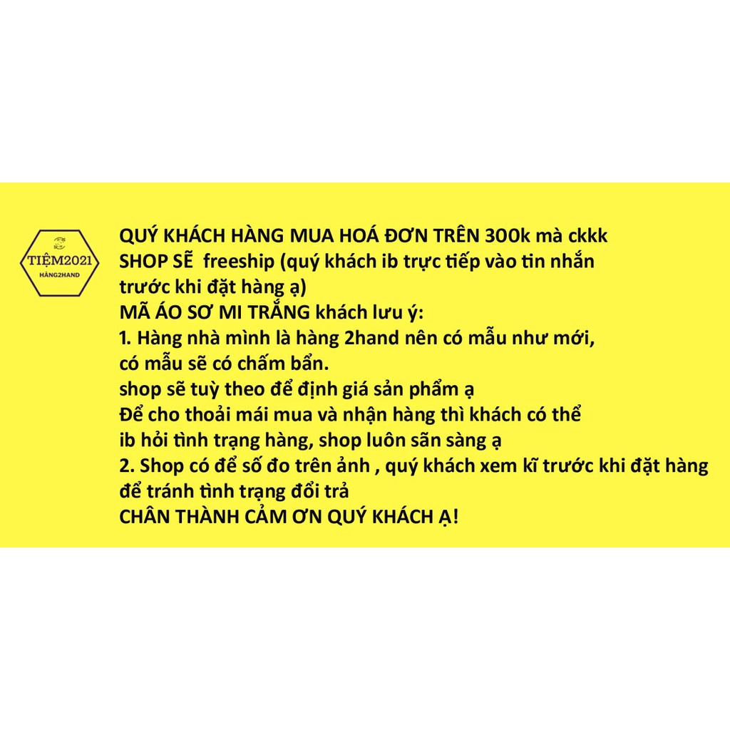 P3 Áo sơ mi trắng dài tay basic cổ đức freesize , dáng ôm trẻ trung hàng 2hand TIEM2021