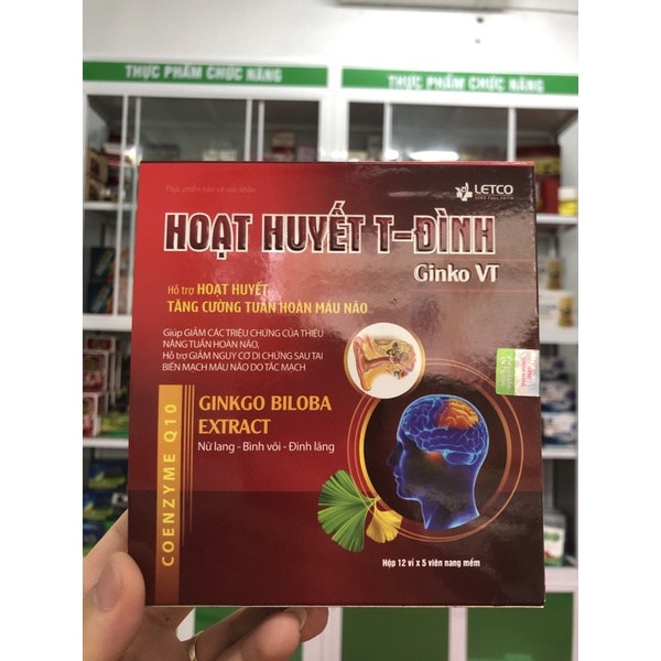 Hoạt Huyết T- Đình hộp 60 viên