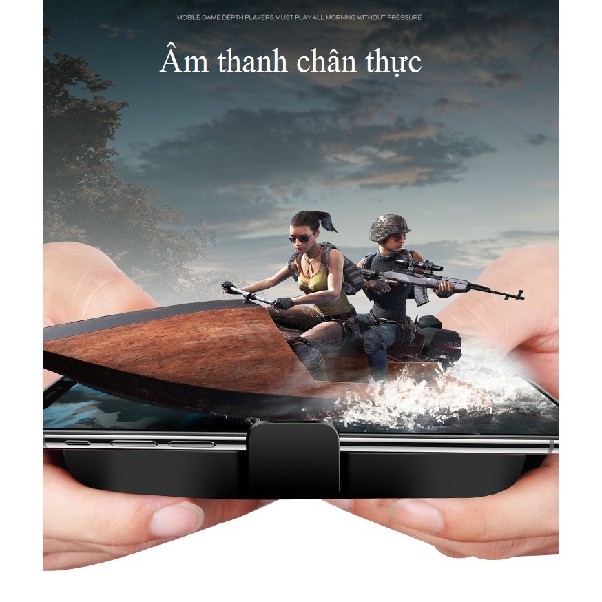 Tay Cầm Chơi Game Huqu CZ101 Kết Hợp Loa Và Sạc Dự Phòng.