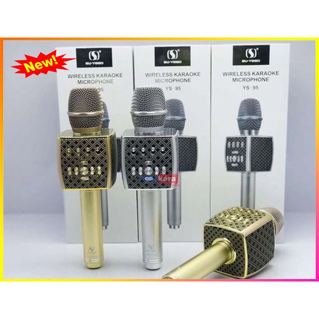 Micro karaoke bluetooth  YS-08, YS-90,  YS-91, YS-92, YS-93, YS-97, YS-96, YS-95, Mic hát to rõ, âm thanh trung thực