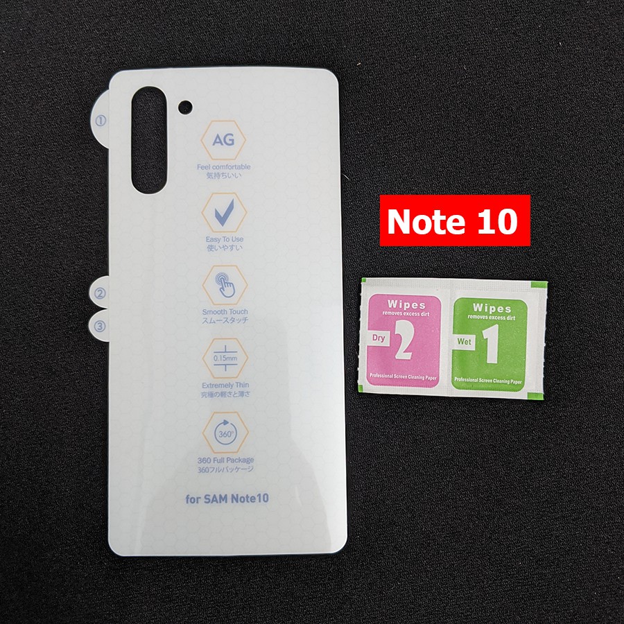 Miếng dán PPF cao cấp Galaxy Note 8 Note 9 Note 10 Note 10 Plus Note 20 Note 20 Ultra