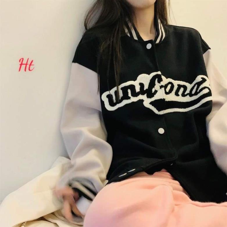 Áo khoác  bomber phối tay unicorn ht