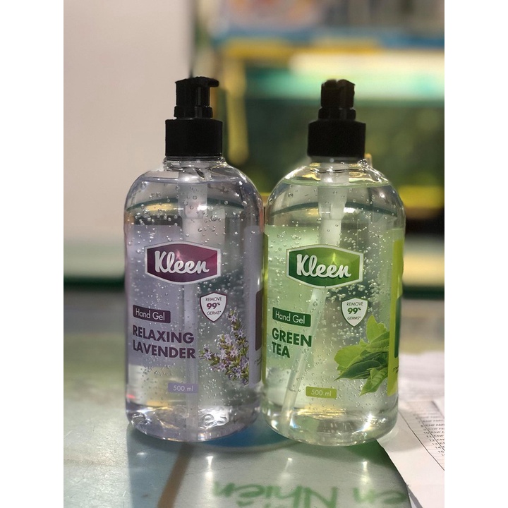 Gel rửa tay khô Kleen 500ml dư ẩm, kháng khuẩn