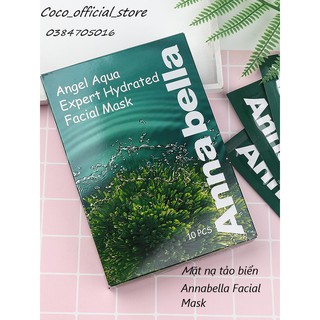 Hộp 10 miếng mặt nạ tảo biển Annabella Facial Mask