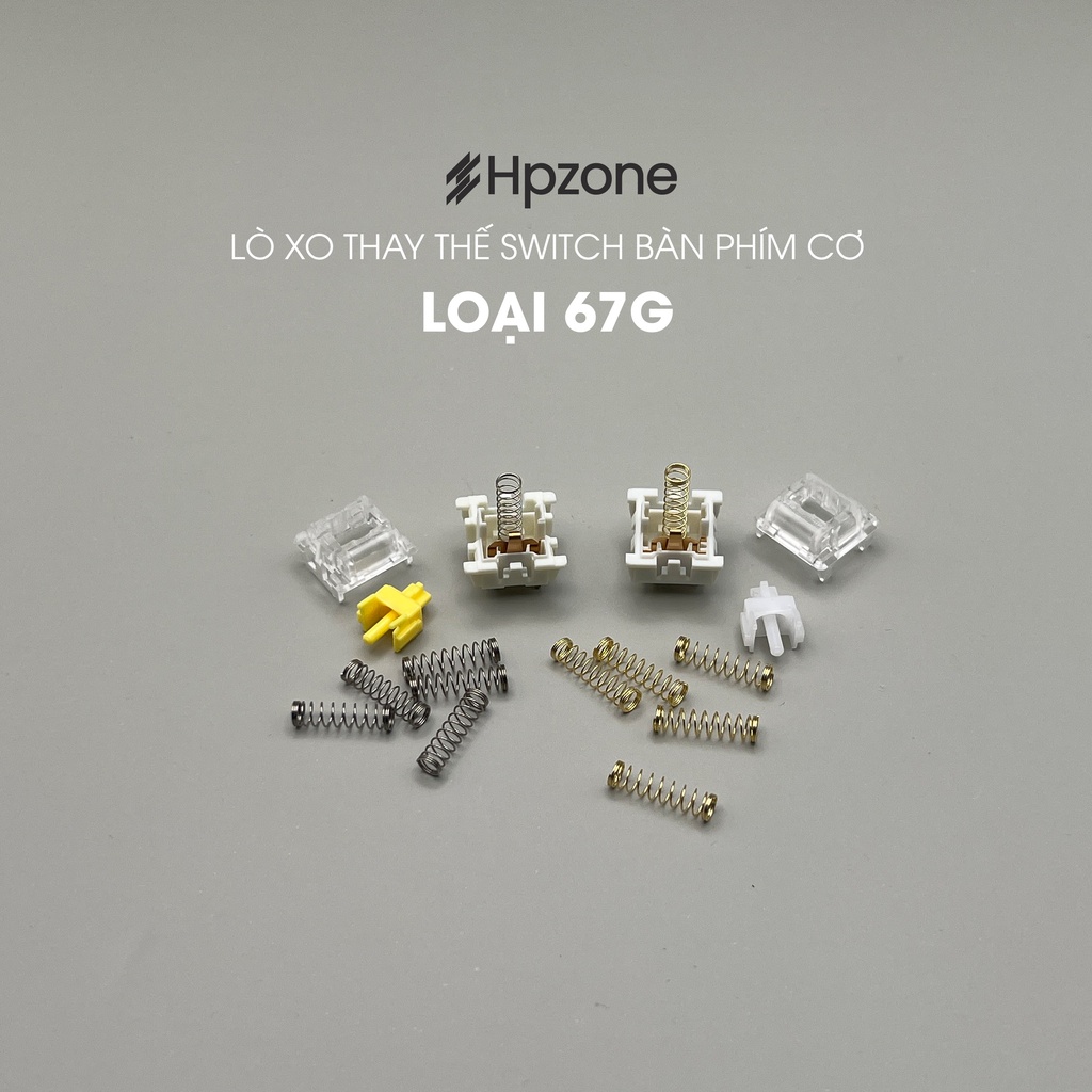 Lò xo Switch 67g lò xo 67g thay thế cho Switch bàn phím cơ loại Bạc hoặc Vàng