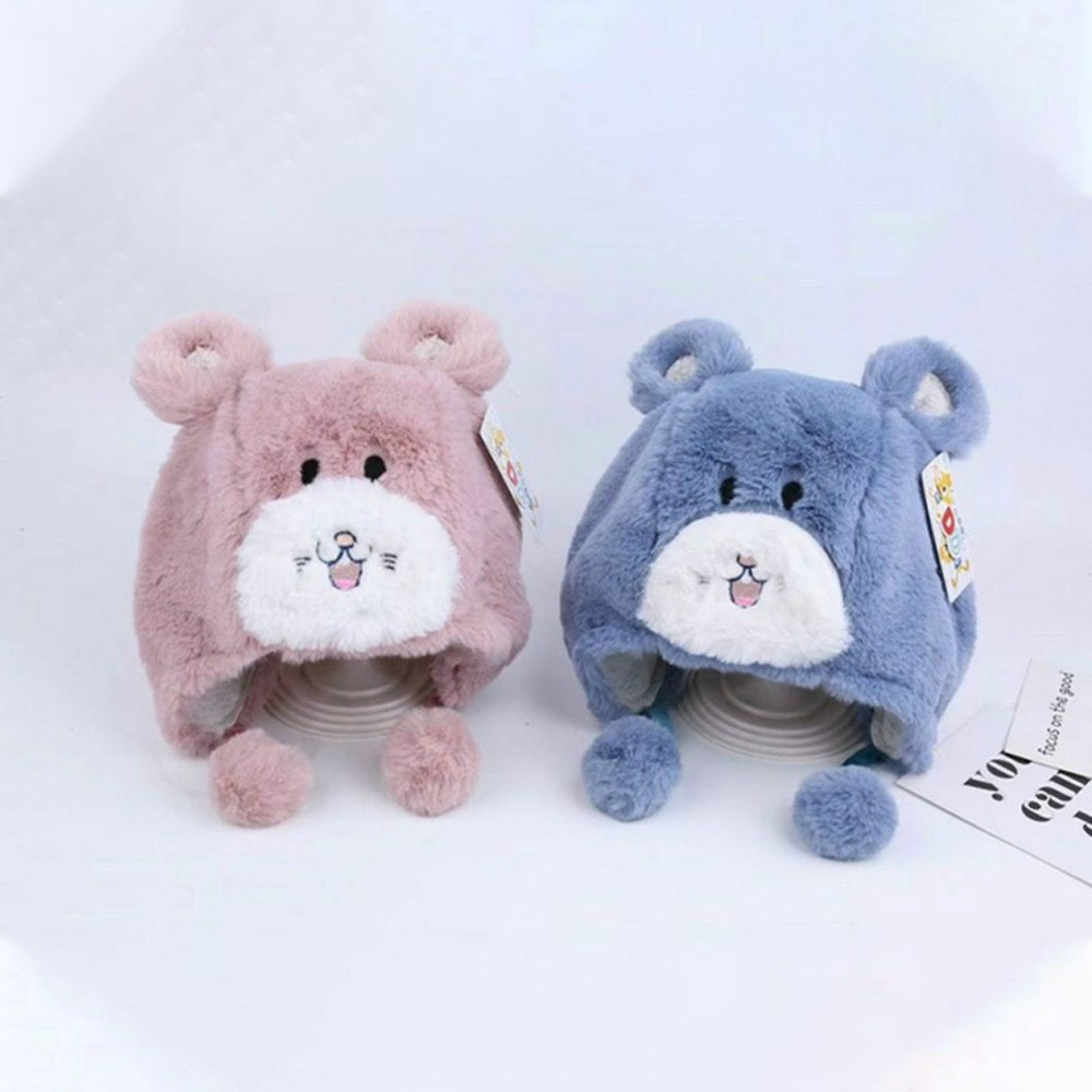 Mũ gấu cho bé yêu, nón len cho bé mềm mại siêu ấm áp