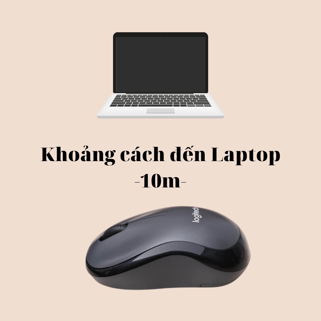 Chuột Không Dây LOGITECH SILENT M220 BH 1 năm - FUKISI