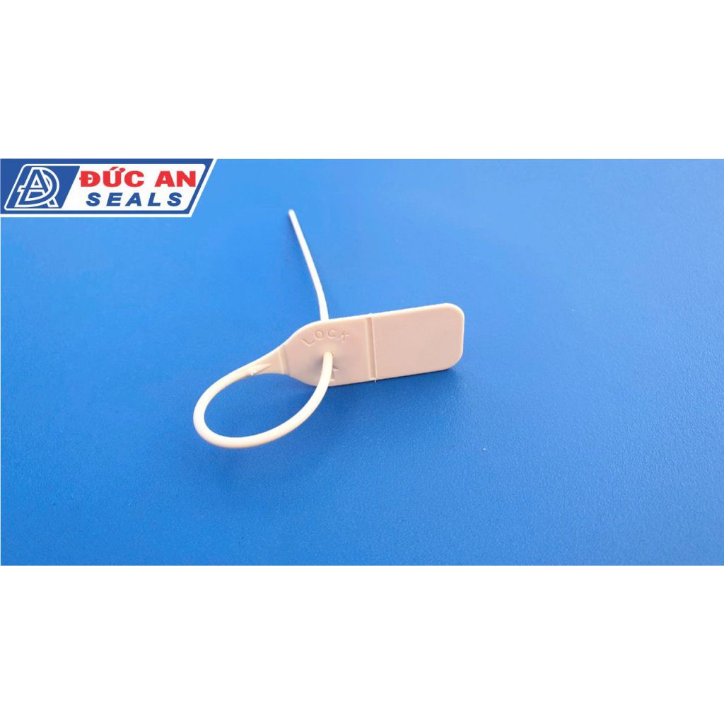 1000 chiếc - Seal khóa niêm phong kẹp chì dây rút nhựa hãm thép 18cm DA29