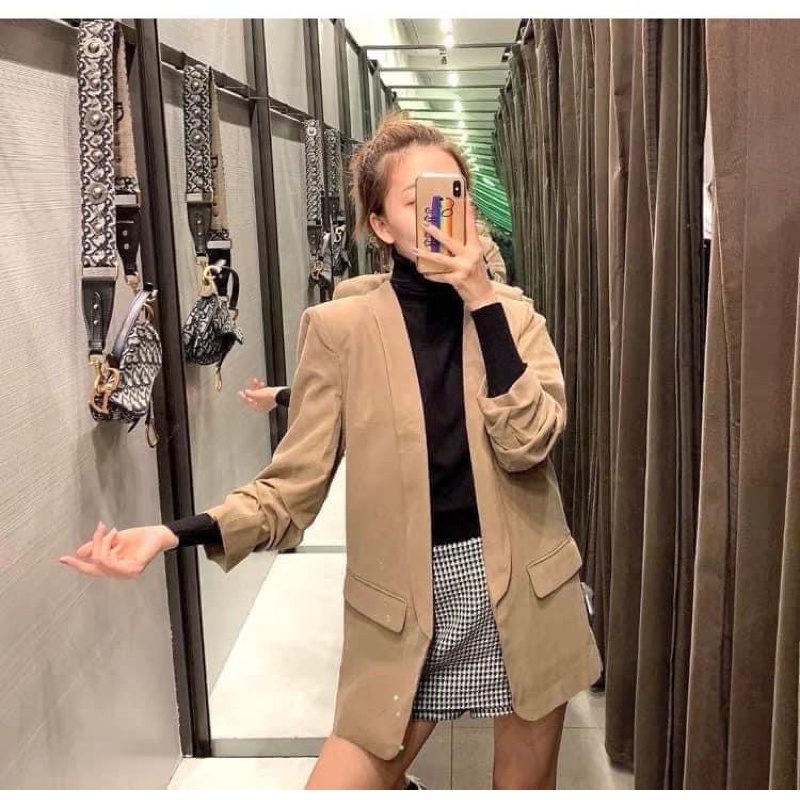 Oder áo vest công sở dáng dài
