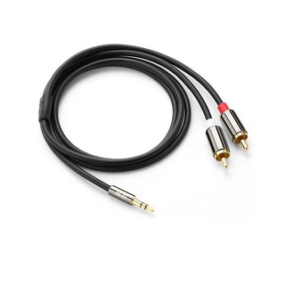(CÓ SHIP HỎA TỐC) DÂY CÁP AUDIO 3,5MM RA 2 ĐẦU RCA (HOA SEN) DÀI 5M UGREEN AV116 10591 HÀNG CHÍNH HÃNG
