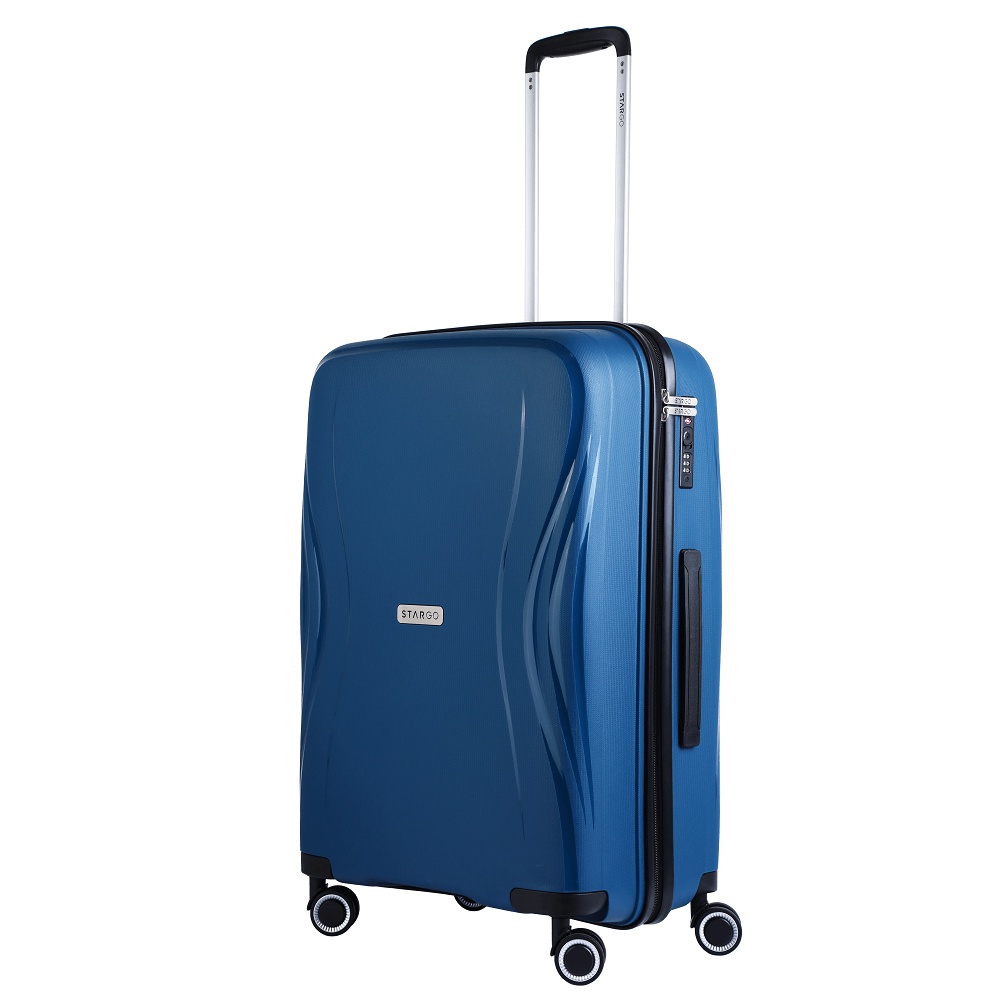 Vali Kéo Nhựa Du Lịch STARGO CURVA  Z26 - Size M (26inch)/ Ký Gửi (Trung) - Khóa TSA - Nhựa PP