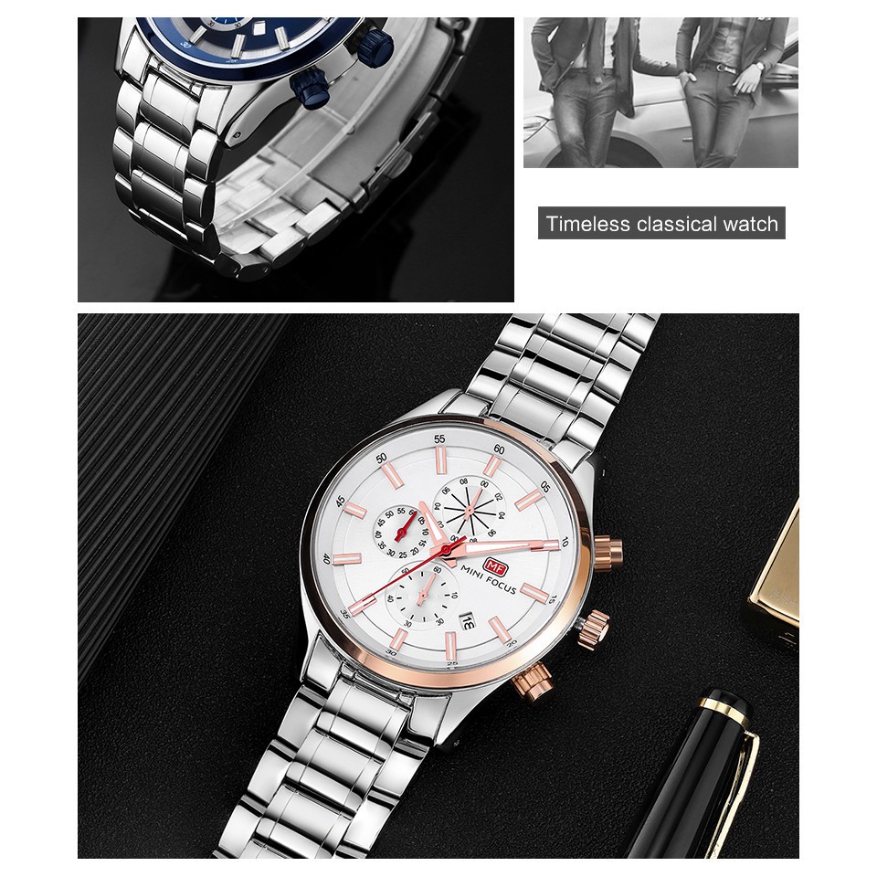 ĐỒNG HỒ NAM MINI FOCUS 0081G DÂY THÉP CAO CẤP Bán lẻ giá sỉ