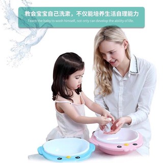 Chậu rửa chim cánh cụt cho bé 2in1