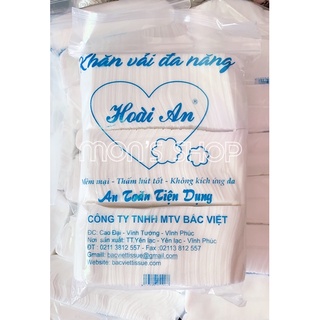 Khăn khô đa năng siêu mềm Hoài An (gói to)