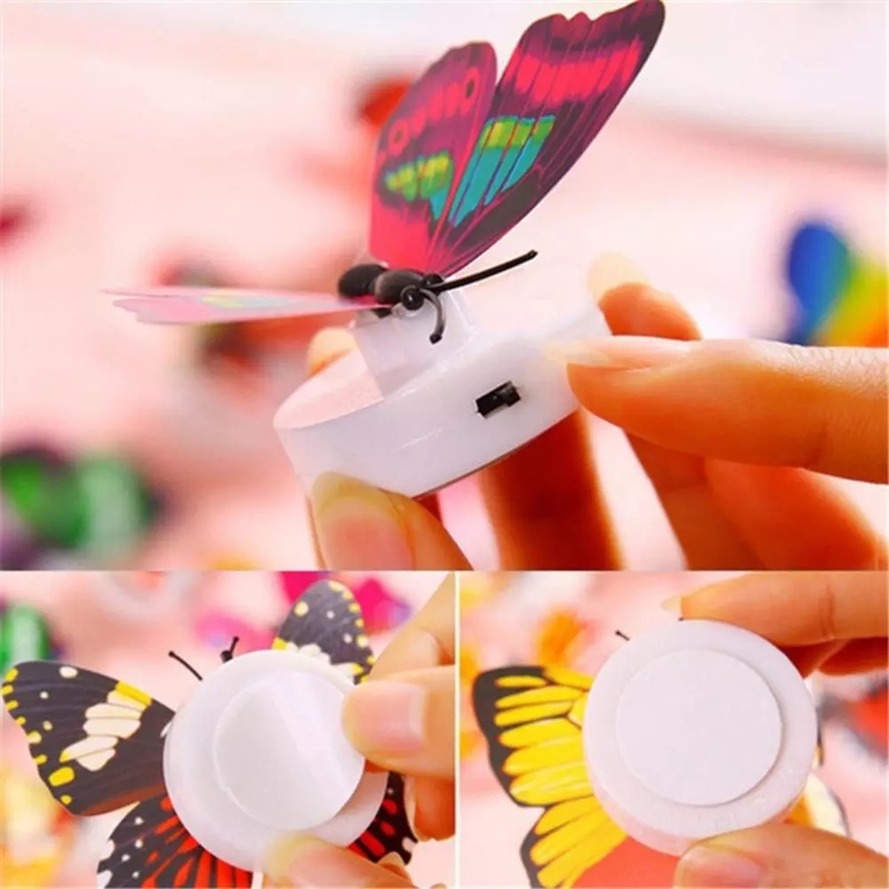 Đèn LED hình bướm 3D sống động dùng trang trí cho nhà cửa