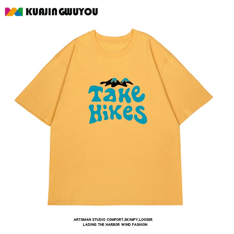 Áo Thun Tay Ngắn Cổ Tròn Dáng Rộng Thời Trang Mùa Hè Phong Cách Âu Mỹ Size M-8XL