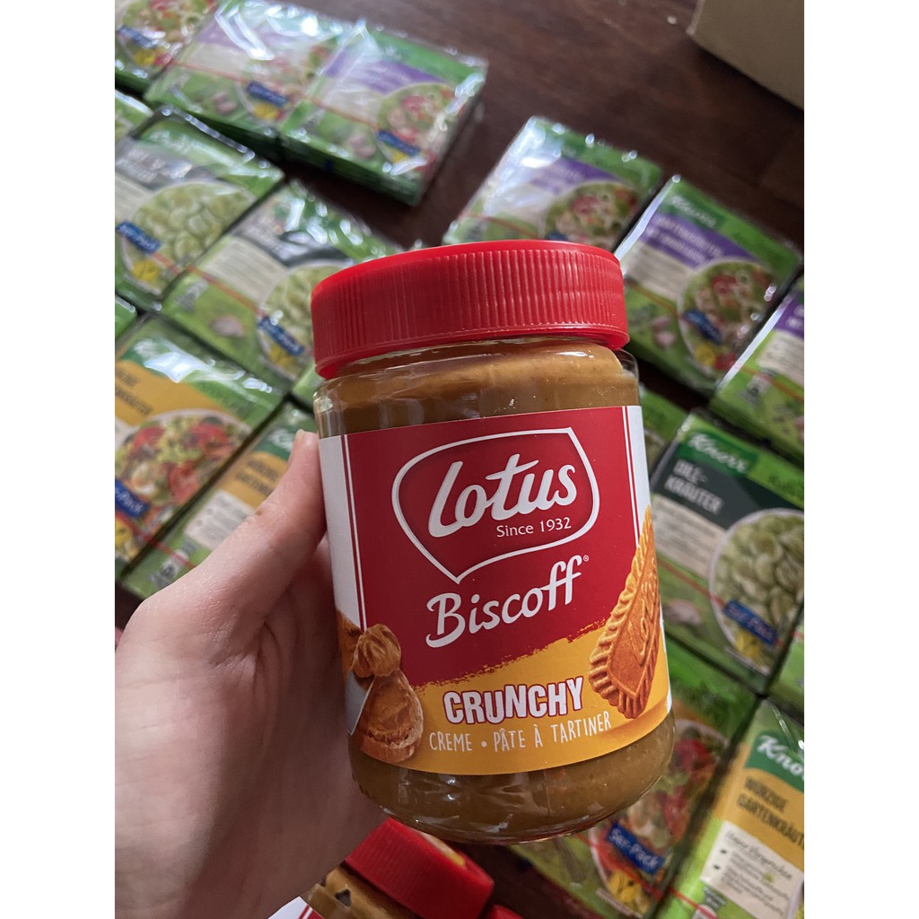 Kem phết Lotus Biscoff Creme thơm ngậy, lọ 380g