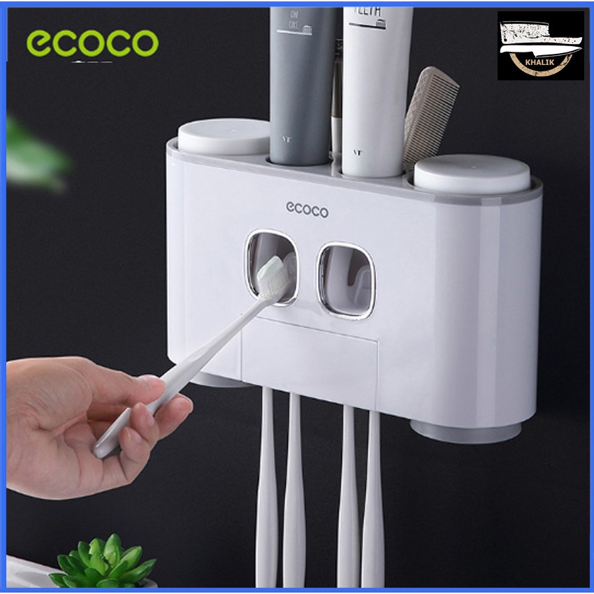 Kệ nhả kem tự động kèm để bàn chải đánh răng Ecoco-E1802